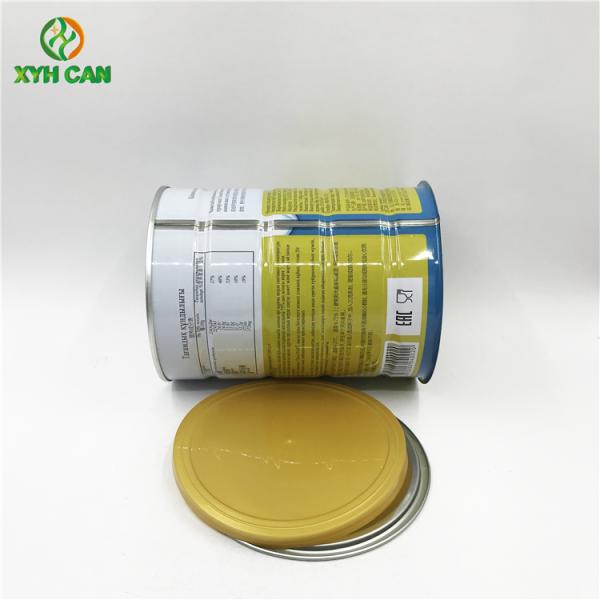Milk Powder Tin Can 300g-500g Milk Powder Food Grade Tin Can Plastic Lids Custom Printed