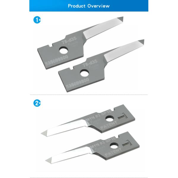 Teseo 535099800 Cutting Knives M1N 83 SP1B 75 º 78-D35 For Leather Cutting