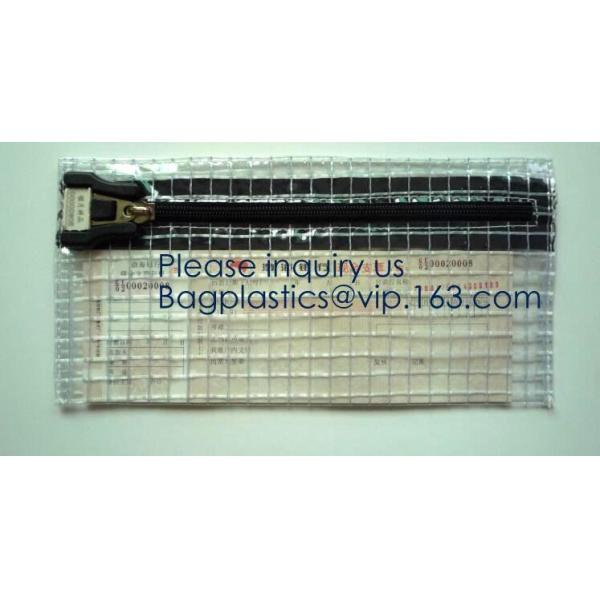 Zipper Vinyl PVC Leather Bank Deposit Bags Bank Deposit Bag With Key Ring,Locking Courier Bag 1000 Denier Nylon Combinat