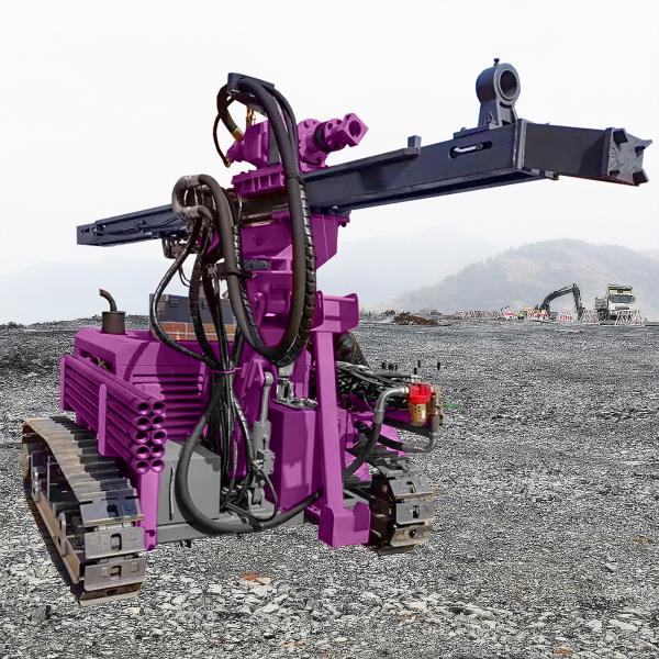 Surface Drilling Machine Mining DTH Drilling Rig Rotate Speed 180r/min Crawler Drilling Rig