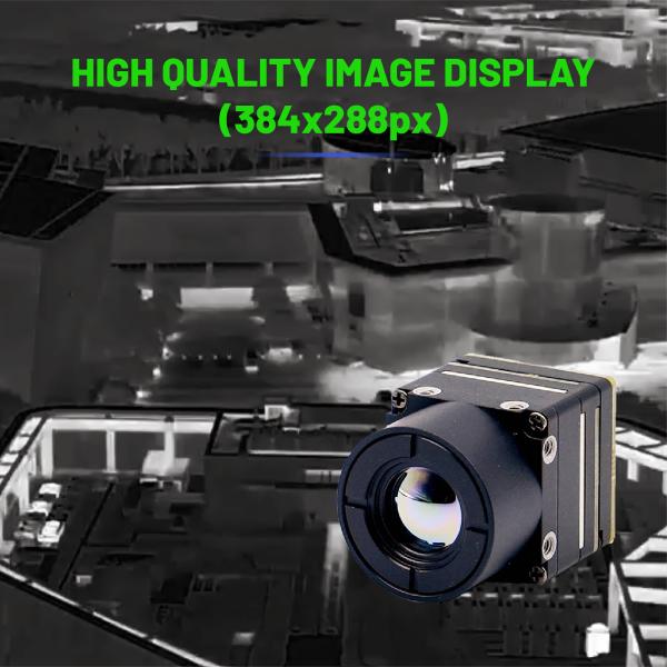 Mini2 Portable Thermal Camera for Outdoor Night Vision 384*288 Resolution Handheld Helmet Compatible Convenient Portable CMOS