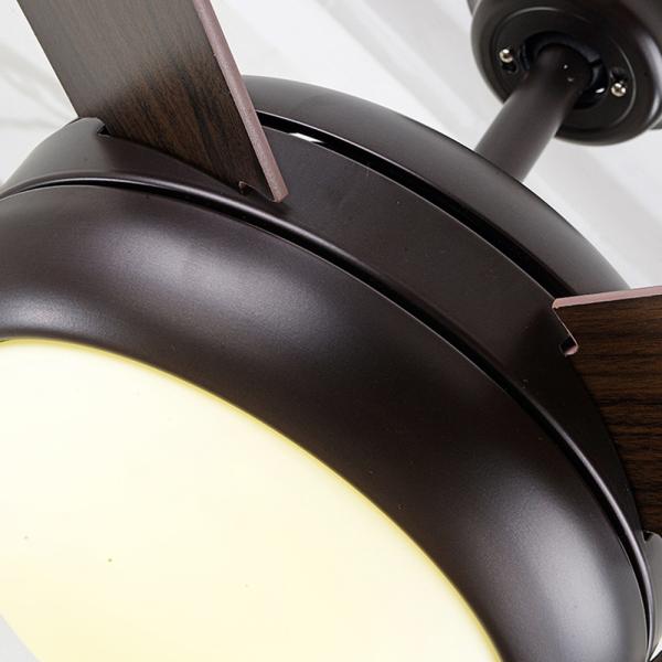 Wooden LED Ceiling Fans with Remote Contror for restaurant Living Room ceiling fan modern(WH-CLL-22)