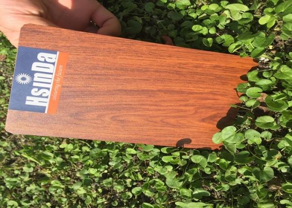 Metal Finish Wood Grain Powder Coating , Recyclable Epoxy Polyester Powder Coating