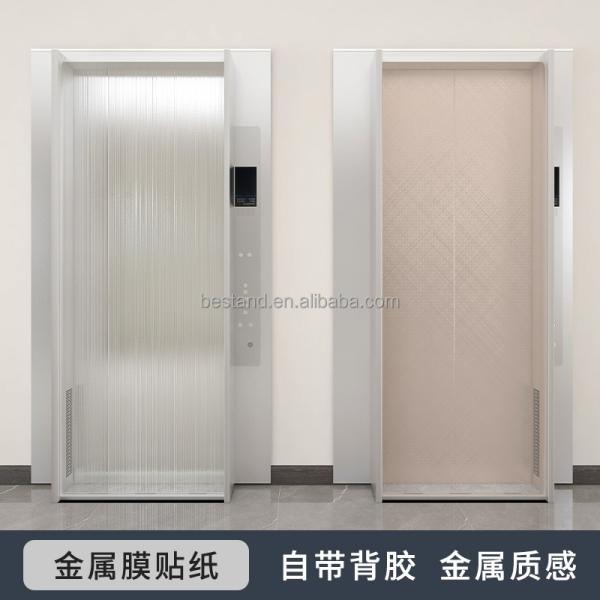 Classic Geometric Pattern Kitchen Stickers Waterproof Oilproof Metallic Wall Sticker Protect Desktop PVC Self-adhesive Paper