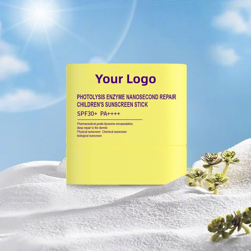 OEM ODM brand customized children's sunscreen face cream SPF 30 face cream sunscreen protection mild children's face care sunscreen face cream stick