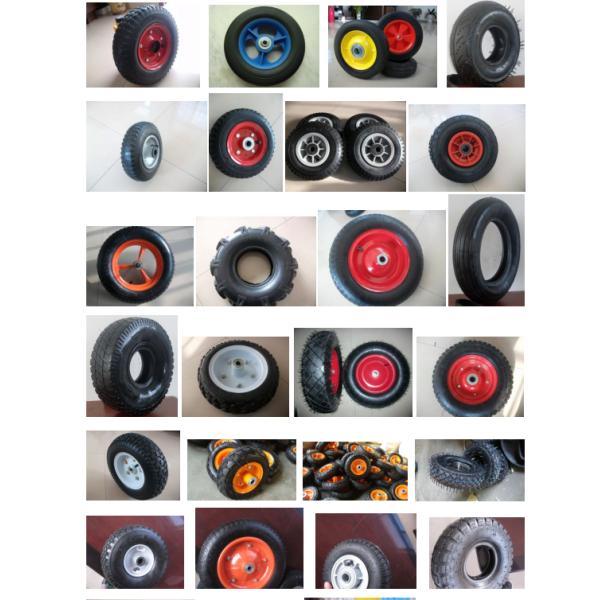 La PU del OEM hace espuma la rueda de goma dura sólida semi hueco 325-8 de 8 pulgadas