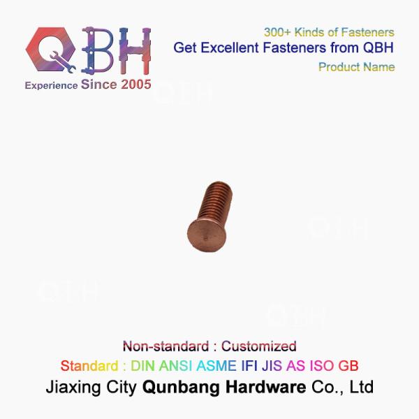 Покрытый медью болт с шестигранной головкой Дин из нержавеющей стали заварки М3 скрепляет болтами с фланцем с шестигранной головкой