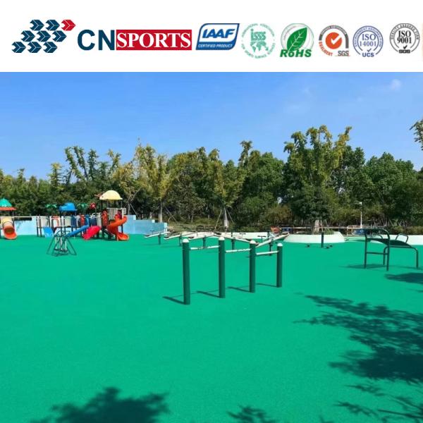 Eco Friendly And Uv Resistant EPDM Rubber Flooring For School Kids Playground