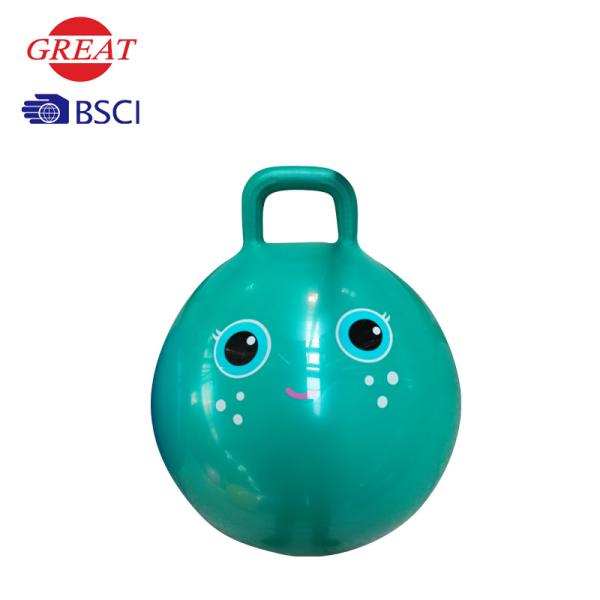 45cm Diameter Kangaroo Bouncing Balls , Custom Hopper Ball For Toddlers