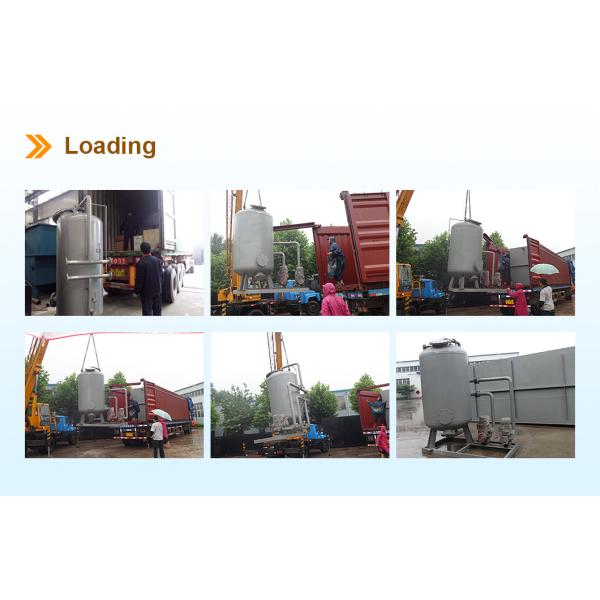 Нержавеющая сталь 304 316 Материал Активный углерод Кварцевый песочный фильтр для очистки воды