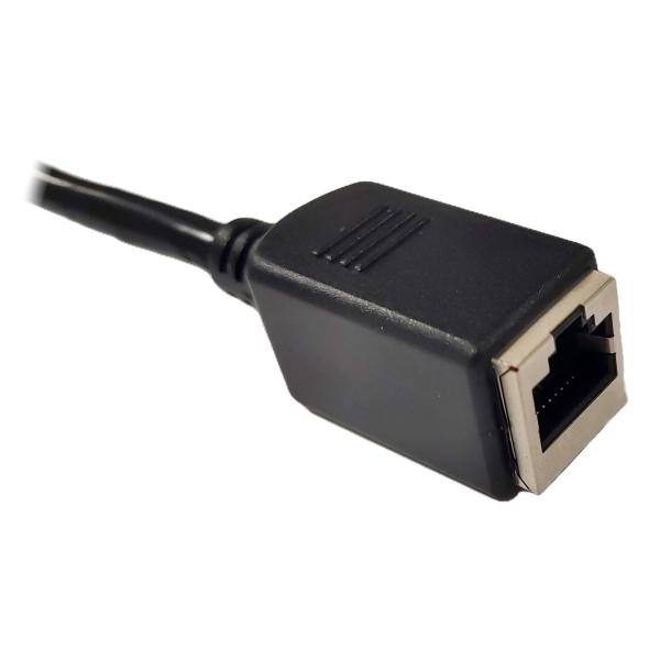 Femelle industrielle de connecteur d'aviation du harnais RJ45 du fil CAT6
