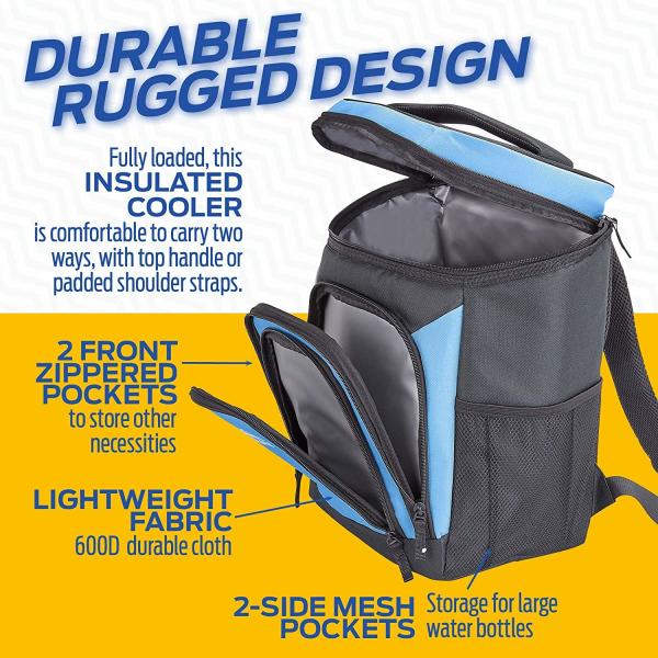 Stylish Camo Backpack Cooler / Hiking Cooler Backpack Bag With Bottle Opener