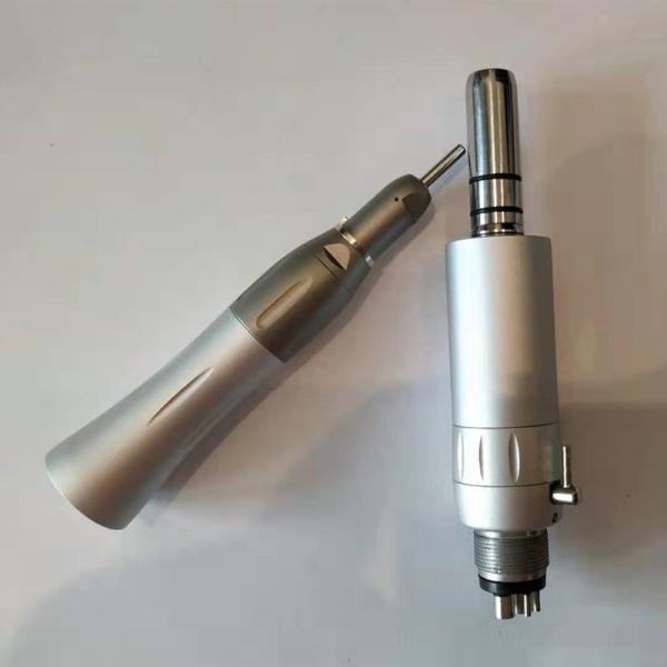 Straight Low Speed Dental Turbine Handpiece Push Botton Chuck Type