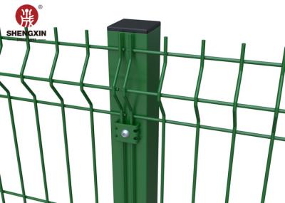 Square Post Waterproof 3d Curved Wire Mesh Fence Galvanized