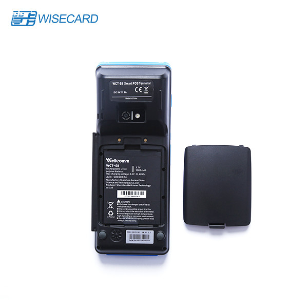 Sec терминала 70mm/POS розницы EMV PBOC WCT-S8 с блоком развертки штрихкода