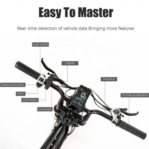 20 Inch Fat Tire Electric Bike 750 Watt Superb 73 Hot Aluminum Alloy Frame 48V 17Ah