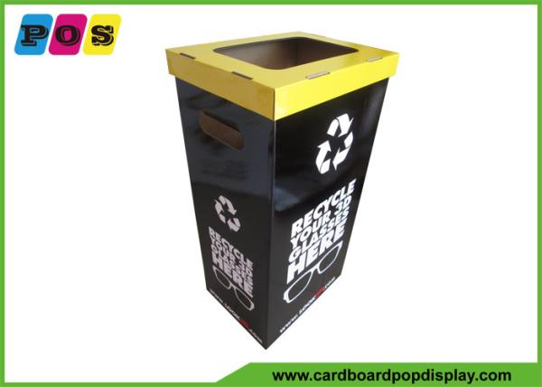350gsm Coated Corrugated Shop Dump Bins , Logo Printed Cardboard Dump Bins DB018