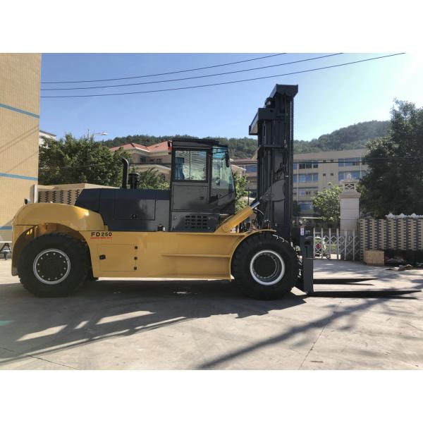 Weichai Engine Heavy Lift Forklift Container Handling Orange Red Yellow Color