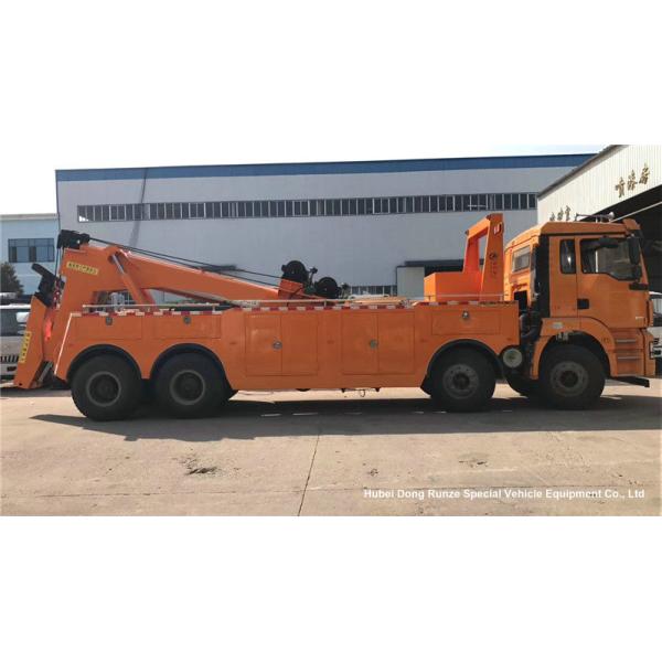 SHACMAN F3000 8x4 Heavy Duty Tow Truck Wrecker 31 Ton For Road Recovery