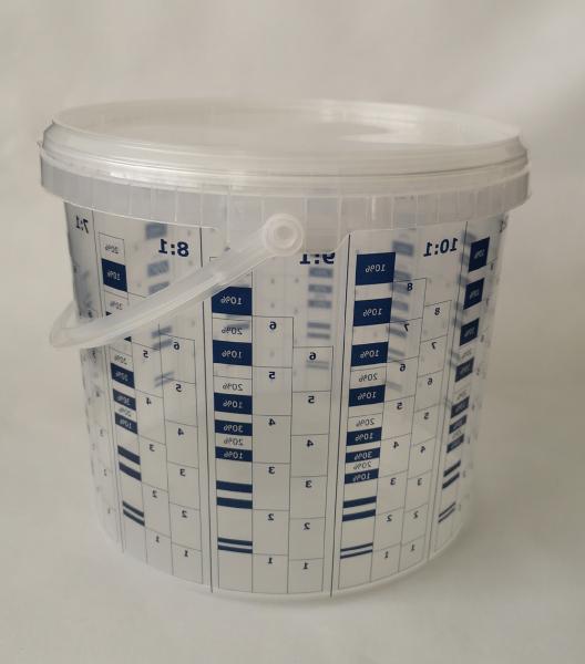 4000ml paint mixing cup measuring printed cup calibrated-up cup disposable mixing cup
