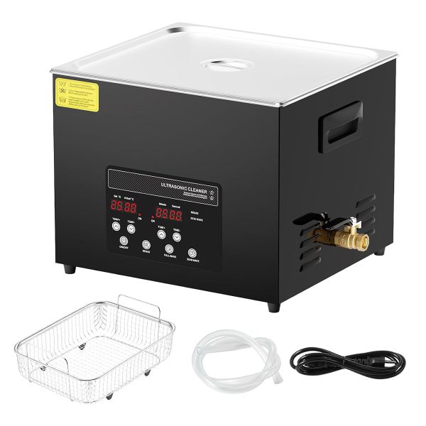 15L Capacity 360W Ultrasonic Power 40kHz Frequency Digital Ultrasonic Cleaner with Timer and Heater