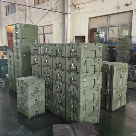 Большой объем жёлтый ротоформованный шкатулка для хранения ротопластиковый оборотный ящик алюминиевая плесень