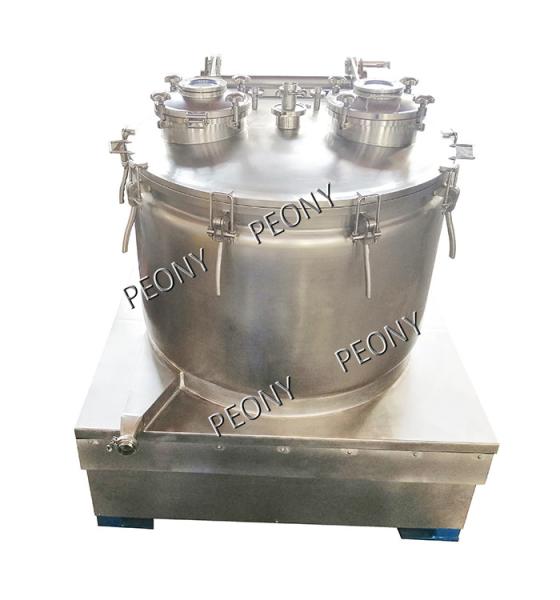 Cold Solvent Extract Basket Centrifuge Machine For Solid Liquid Separation