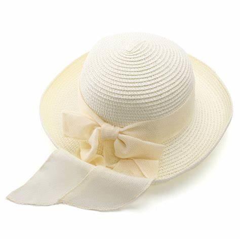 UV Protection Washable Beach Straw Hat One Removable Flower Pin Decoration For Summer