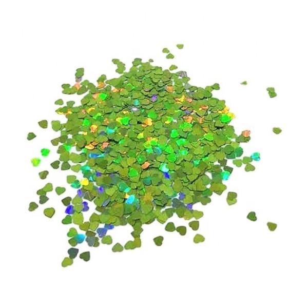 Sparkling Heart Shaped Glitter Decorate Wedding Party Home Fashionable PVC Polyester Foiled Stars Lights Number Style Sparkle Supplies