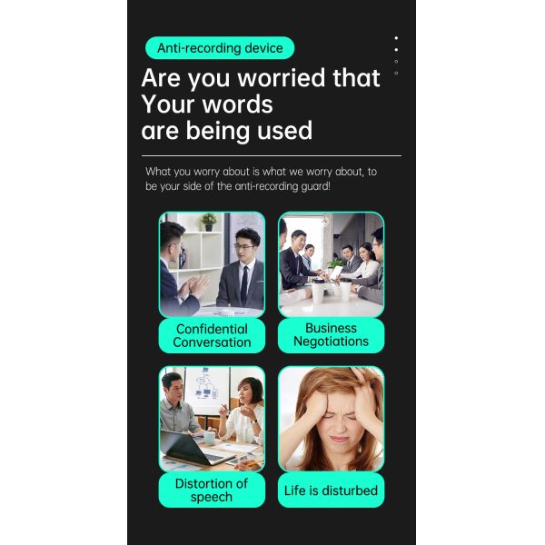 Secure Your Conversations with F12 360 Degree Full Coverage Anti-Recording Microphone