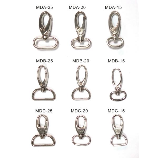 Fashion Heavy Hook Lanyard Accessory , Lobster Clips Plating Gold Brass