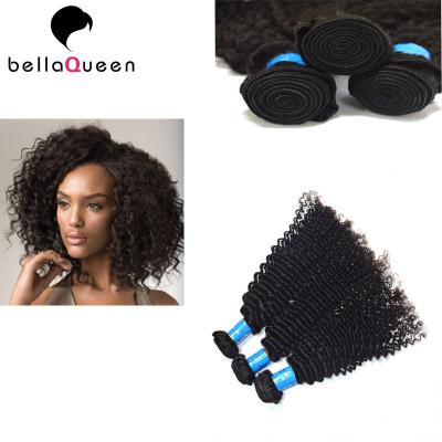 Cabelo humano do Virgin não processado burmese natural preto da cor barato 100% em ondulado