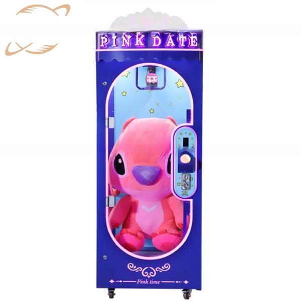 Dreamland Coin Operated Cut Your Prize Claw Gift Game Machine Arcade pink date Plush Toy prize Vending Machine