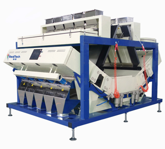 huge capacity rice sorting machine, rice seperating machine, big rice colour sorting machine, color sorter