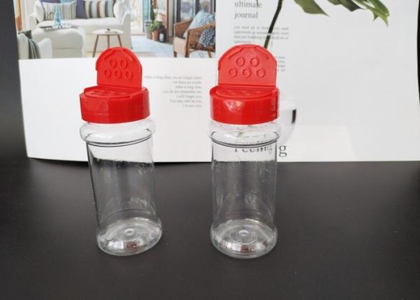 Customizable Plastic Spice Jars Flip Top Cap Small Spice Containers For Camping