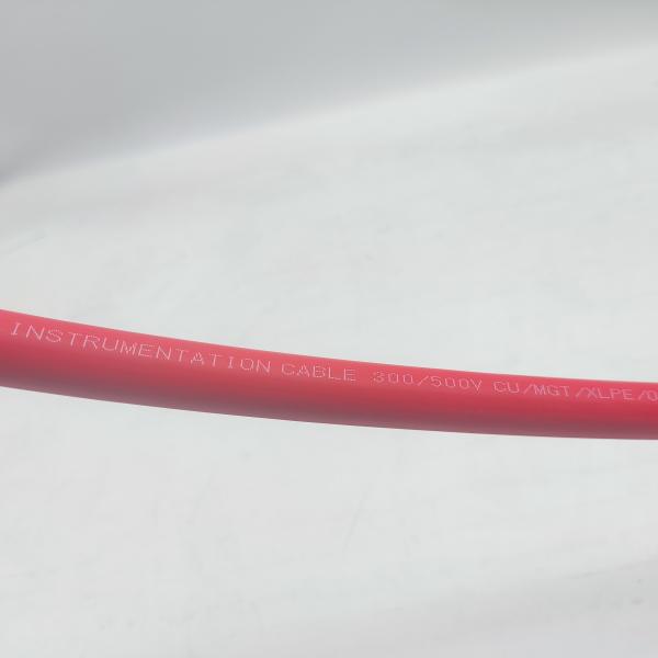 Le câble d'instrumentation 300/500V CU/MGT/XLPE/OS/FR/LSZH/GSWA/LSZH 4x1