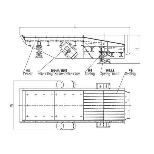 GZD Series Vibrating Mining Feeder in Metallurgy And Mineral Dressing 200-450 TPH