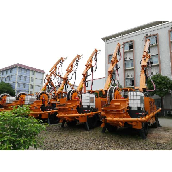 Minimum Impact Robotic Shotcrete Machine 0～20km/H Travelling Speed