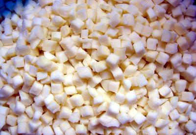 IQF Frozen Apple Dice / Cube, 10 * 10 * 10 mm, peeled and pitted