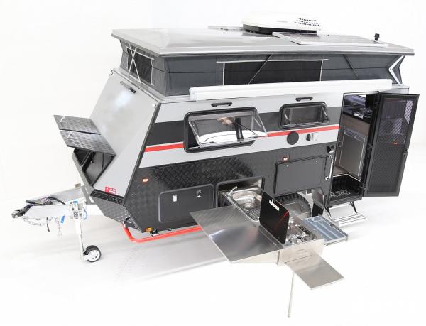 22ft 14ft 16ft Off Road Caravans For Sale  Only Black Tent Camper With HD AM/FM Radio Bluetooth