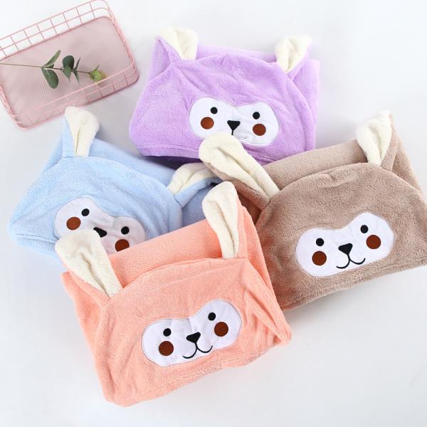 Идеальное детское душевое полотенце и шляпа набор Джакард Коралловый бархат для мягкости