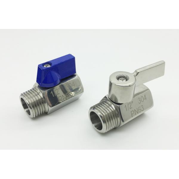EN 12266 Male / Female Thread Ball Valve Ss 304