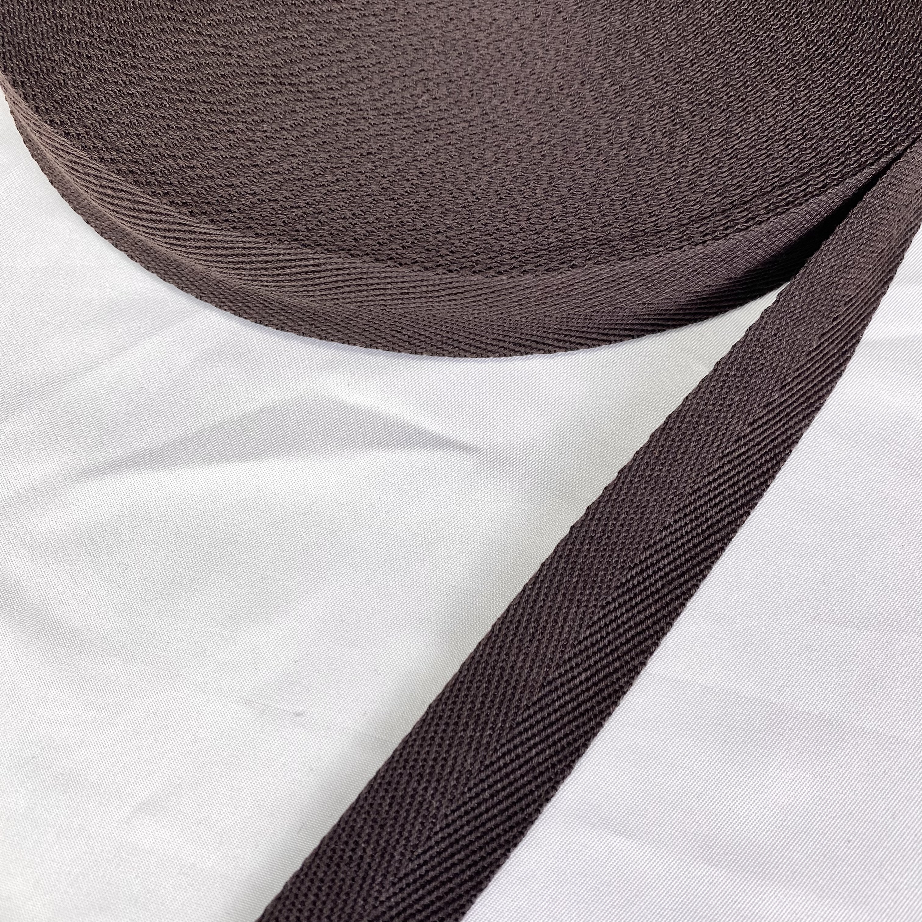 Herringbone polyester-cotton webbing Various colors Backpack strap Belt Handbag strap