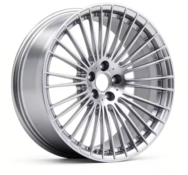 One Piece Forged Wheel 19 Inch 5x114.3 6061 Aluminum Alloy Brushed Silver Billet for Lexus IS Luxury Custom Made Custom Fitment