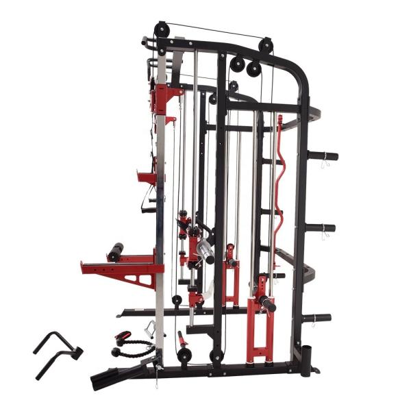 Men's Adjustable Barbell Fitness Stand for Power Rack Smith Machine and Functional Trainer