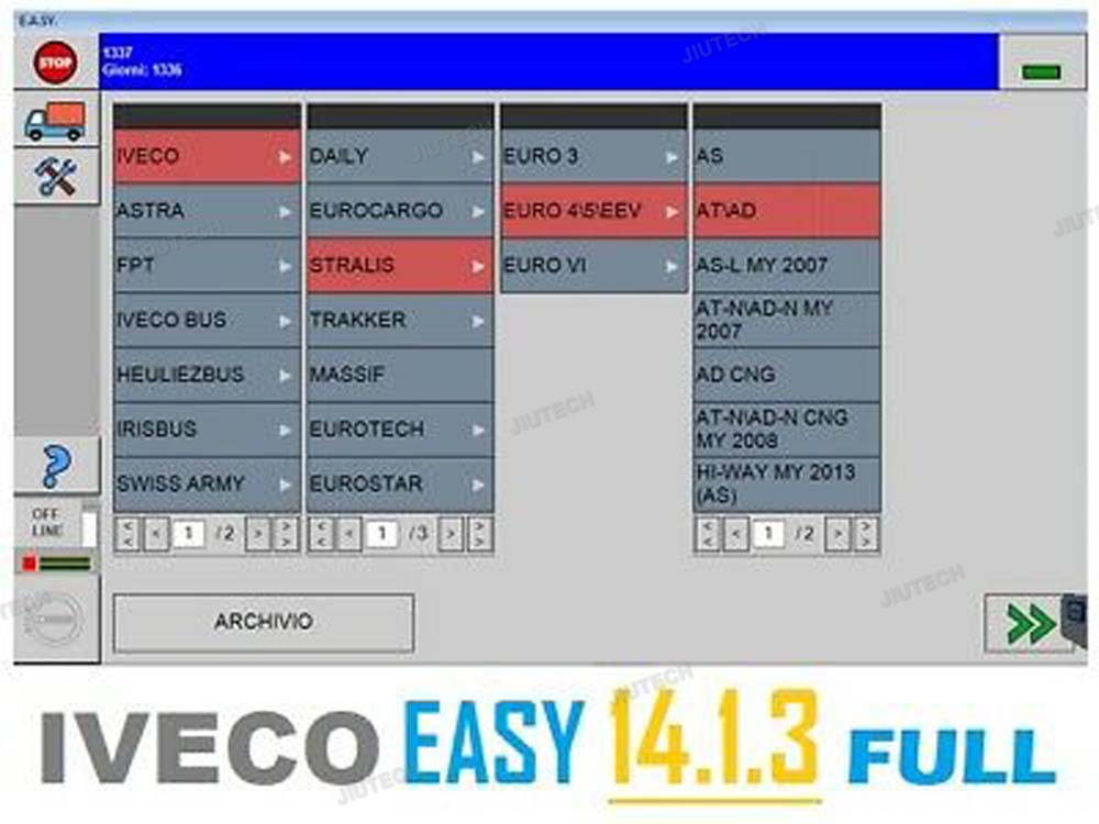 Truck Diagnostic Scanner for IVECO ELTRAC EASY with Eltrac 15.1 version Module for IVECO ECI diagnostic tool
