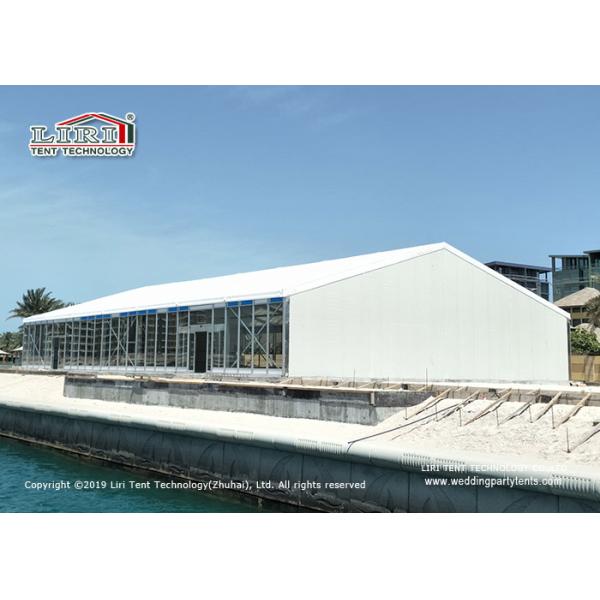 Glass Wall 5M Semi Permanent Building Tents For Wedding Events