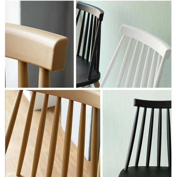 Simple Windsor chair solid wood dining chair family creative leisure chair dining room stool Nordic negotiating chair