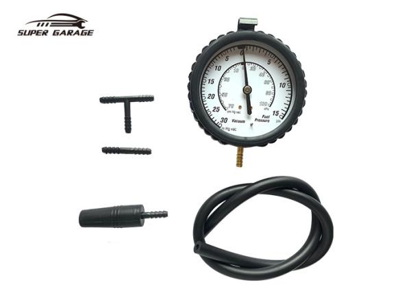 0~15 Psi Car Vacuum and Fuel Pump Tester Gauge Kit, Fuel Pump and Vacuum Tester Gauge In Clamshell SG-VPG2201
