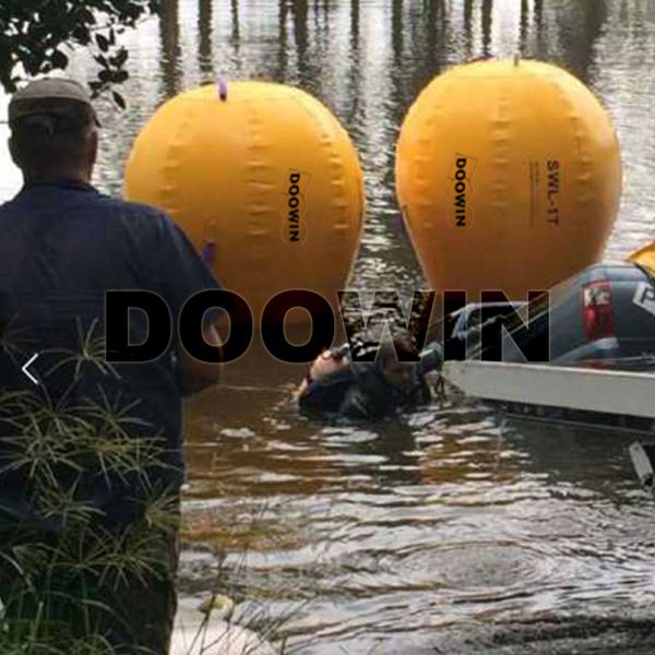 IMCA Standard PVC Material Salvage Balloon Open Bottom Parachute Underwater Lifting Bags